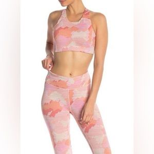 Outdoor Voices Set | Sports Bra (S) & Leggings (M) | Pink